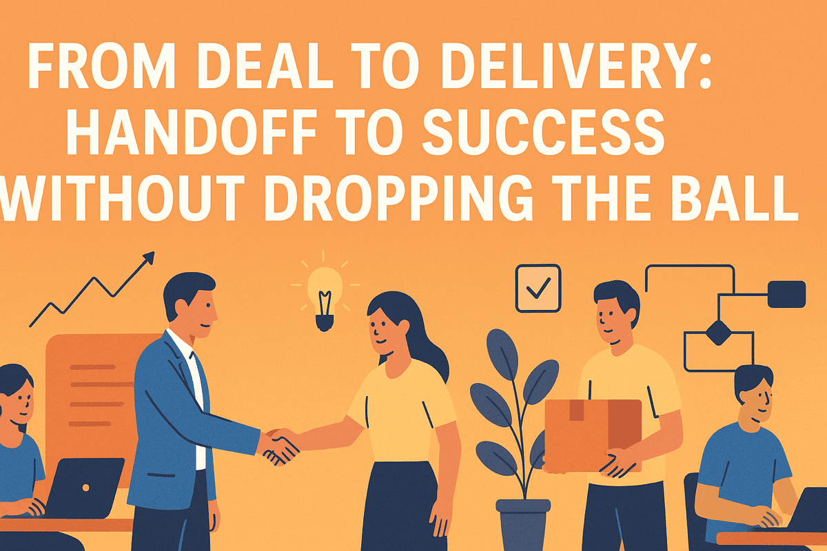 FROM DEAL TO DELIVERY: HANDOFF TO SUCCESS WITHOUT DROPPING THE BALL